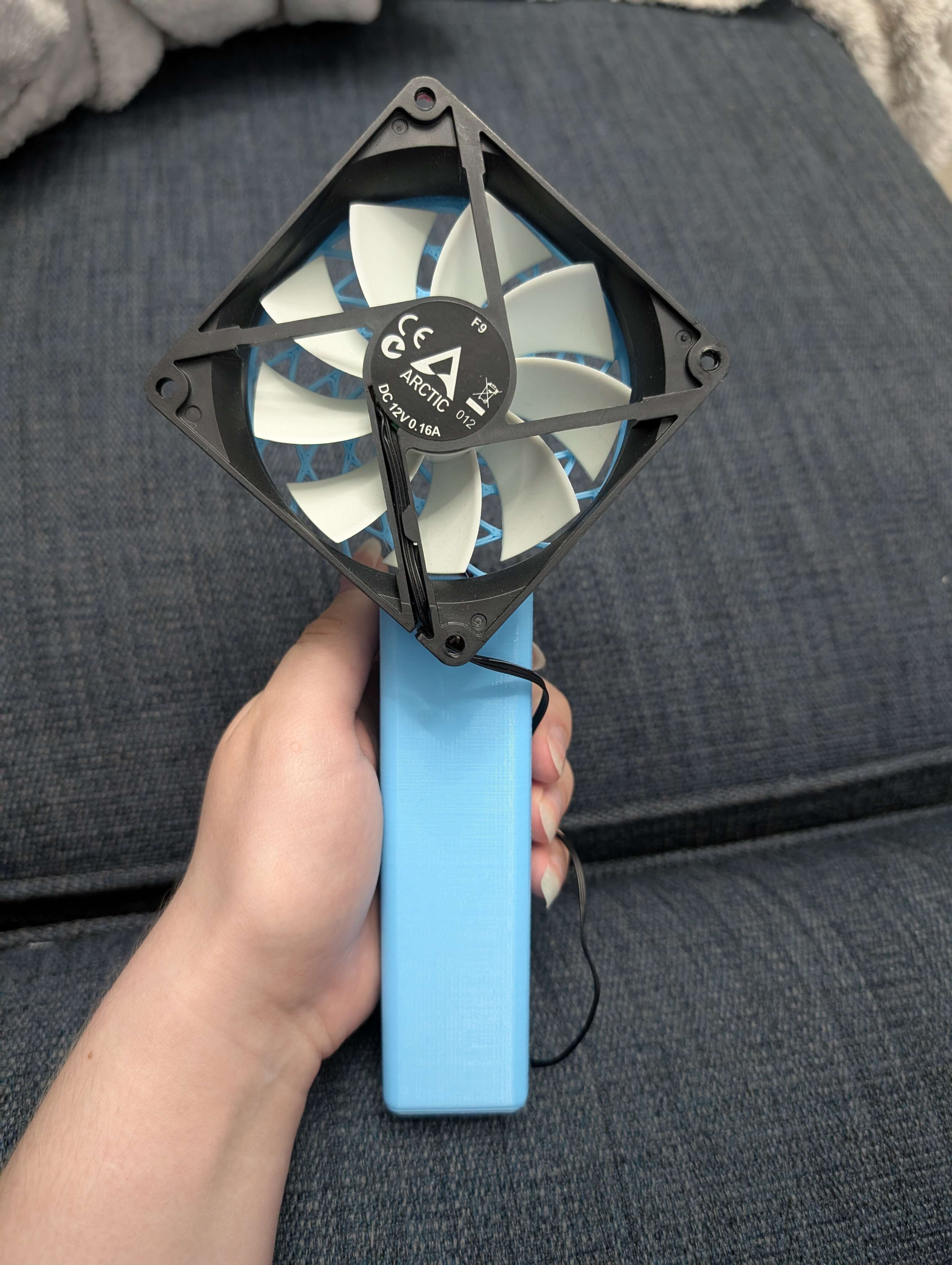Simple portable fan (and 92mm Noctua airflow amplifier) — miniatura 2