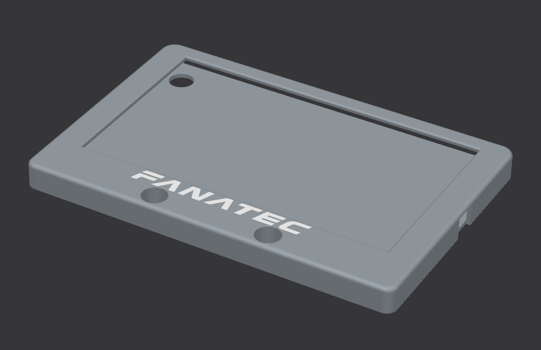 Lenovo TAB M7 dashboard for Fanatec wheelbase