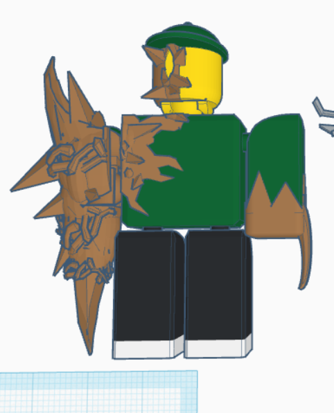 (REMODEL) Articulated Geometry and Rochas313 (Forsaken Roblox Figure)