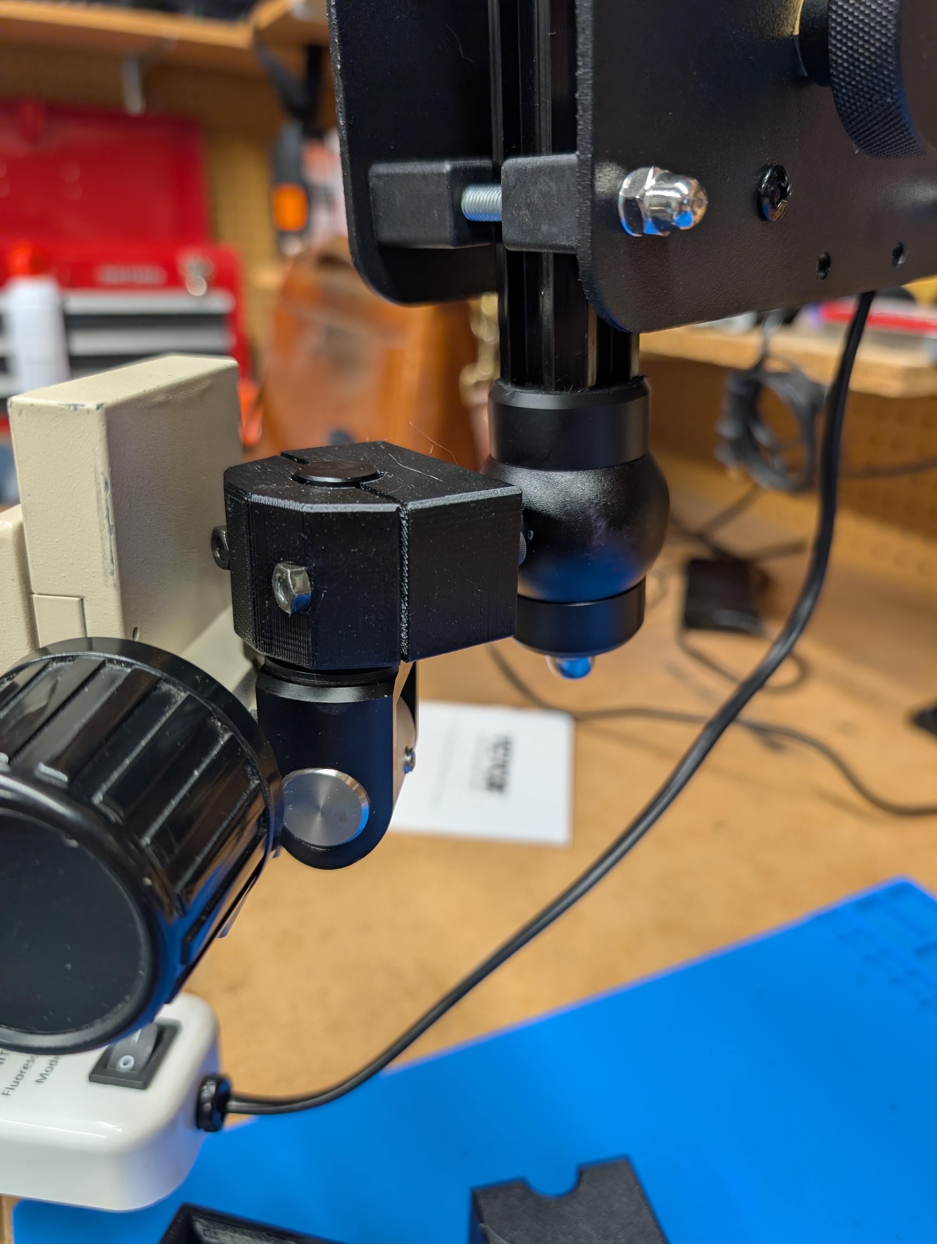 Vevor Microscope Stand to 15.8mm Equipment Mount Shaft Adapter