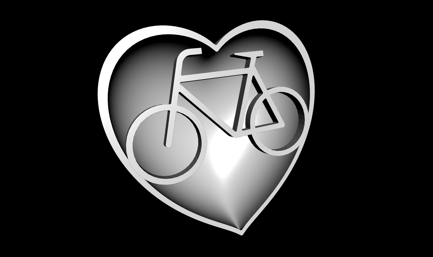 The heart of a cyclist