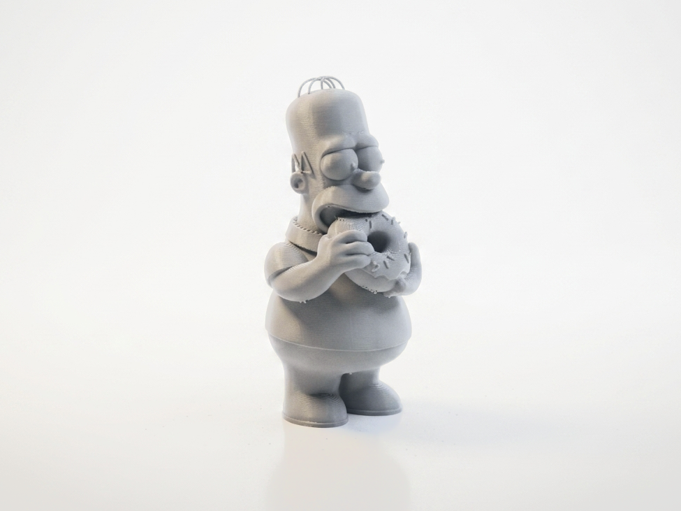 Homer Simpson Bust Cartoon Character 3D Printable