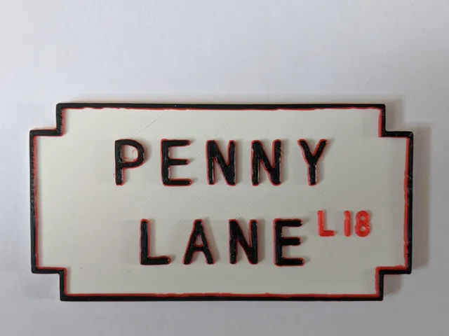 Penny Lane Sign