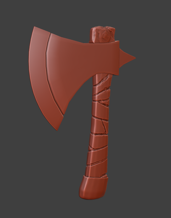 Miniatura 3 do modelo 3D Stylized Viking Axe