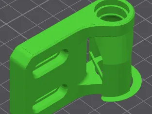 Ender 3 NG v1.2 enclosure rear hinges modified for 10mm panels