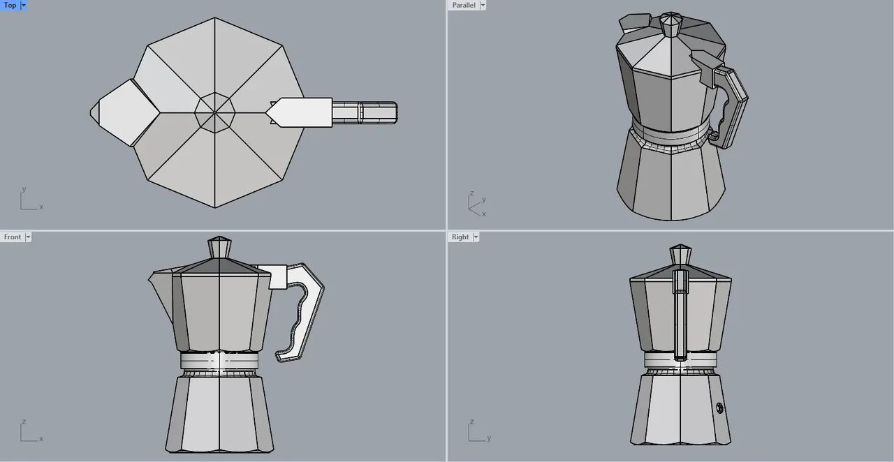 Moka Bialetti by Andrea Datti | Download free STL model