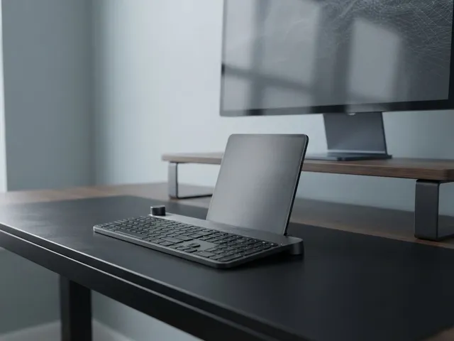 Stylish Tablet/Phone dock mount for Logitech Craft Keyboard