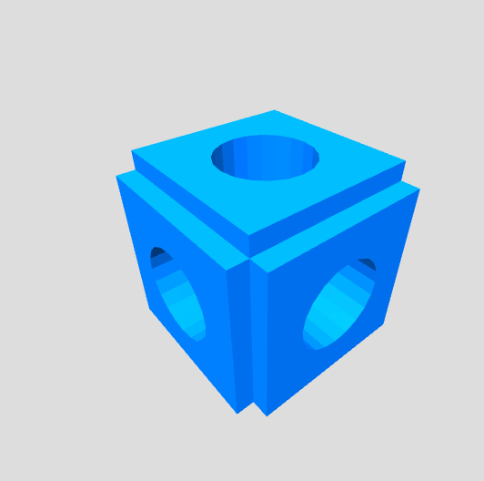 Customizable 3-Way Pipe Connector – Parametric Tube Joint STL