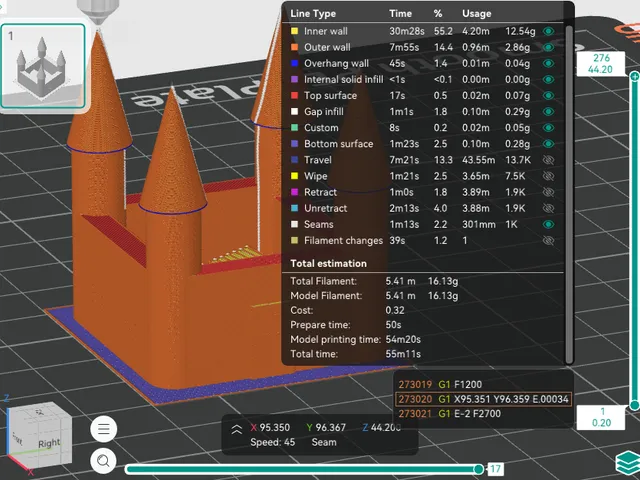 The Ultimate 3D printer stress test, Stresington castle