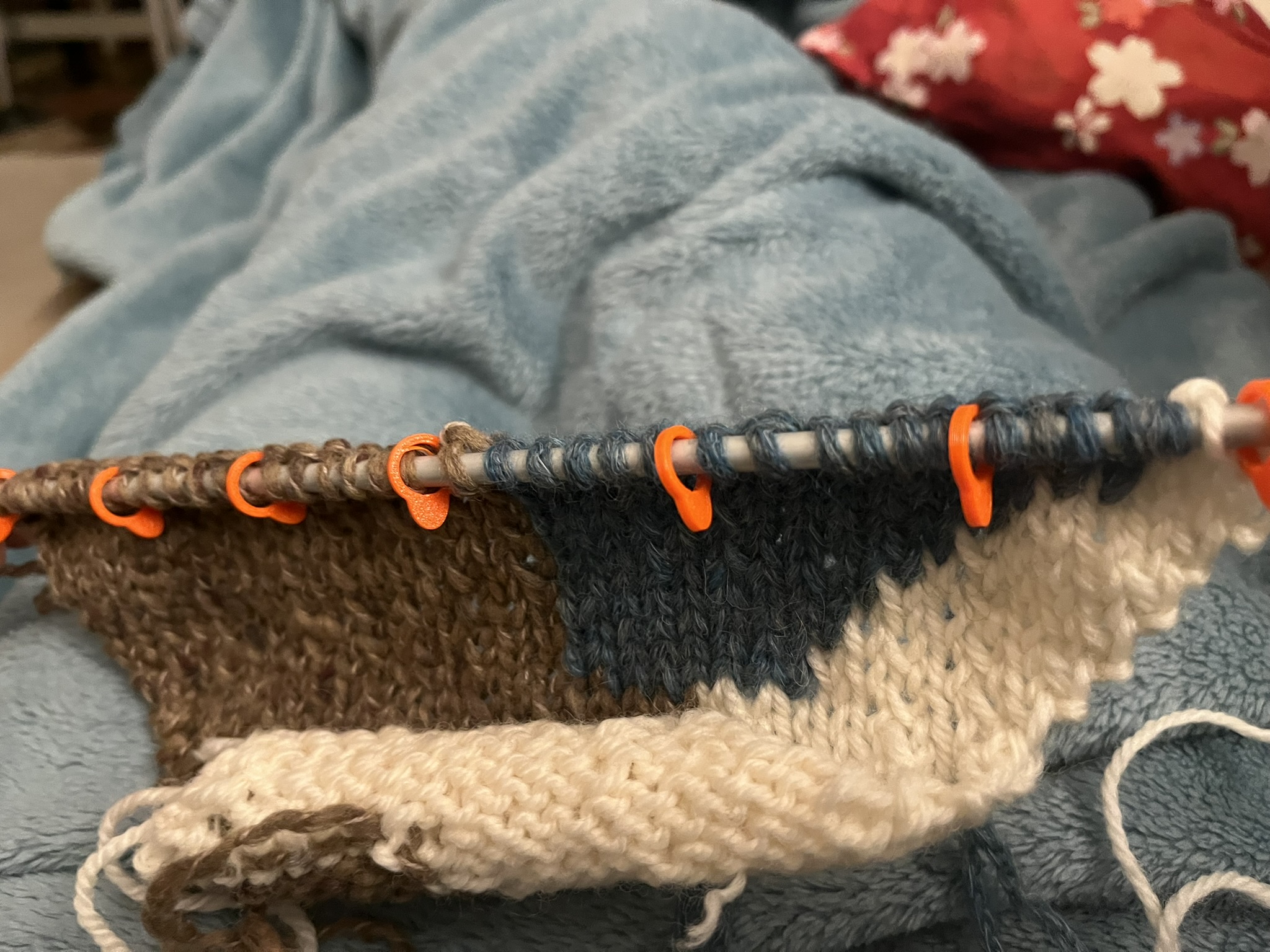 Stitch markers for knitting and crochet