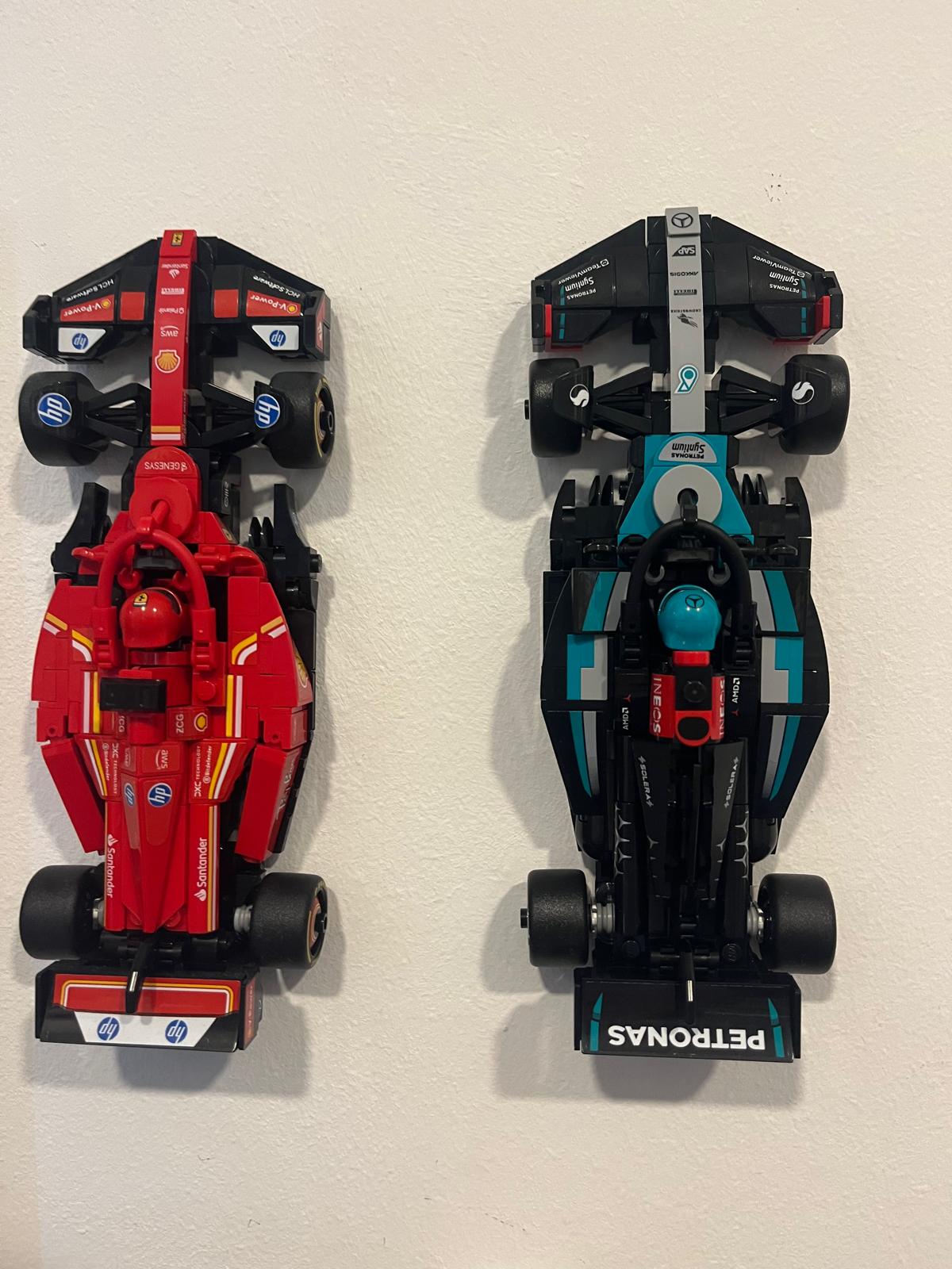 Lego F1 Speed campions wall mount
