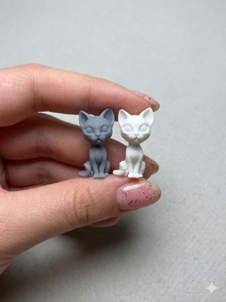 Mini Siamese Cat – Cute Tiny Figure