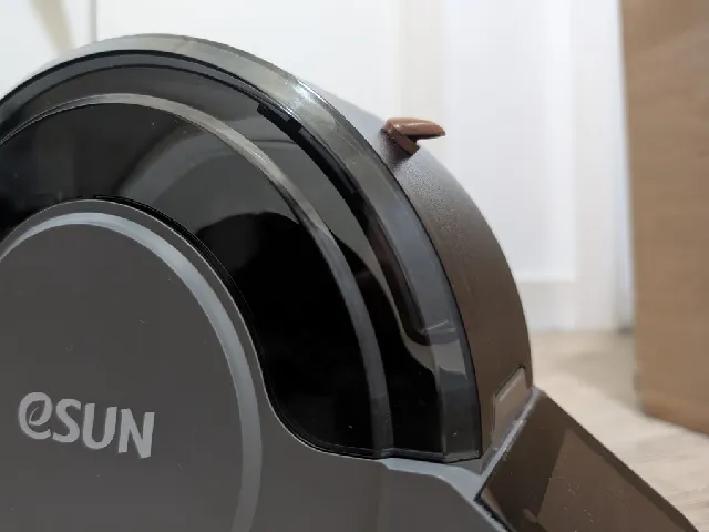 Hooded exhaust cover for eSUN eBox Pro