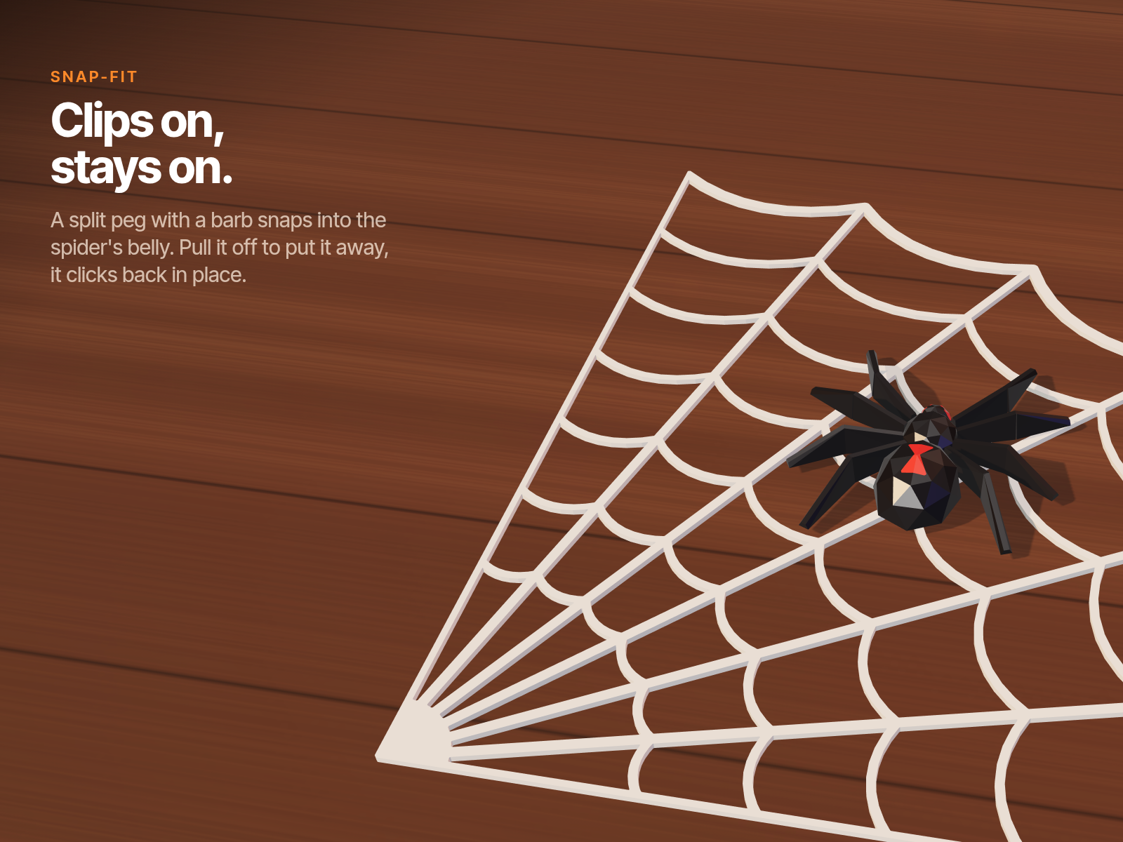 Halloween Corner Spider Web with Clip-On Spider – Window Decor, 2 Sizes ...