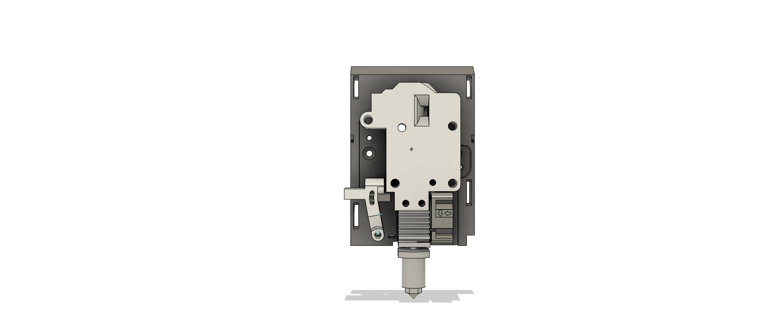 QIDI X-Max 3 (Post Extruder) Filament cutter (Updated)