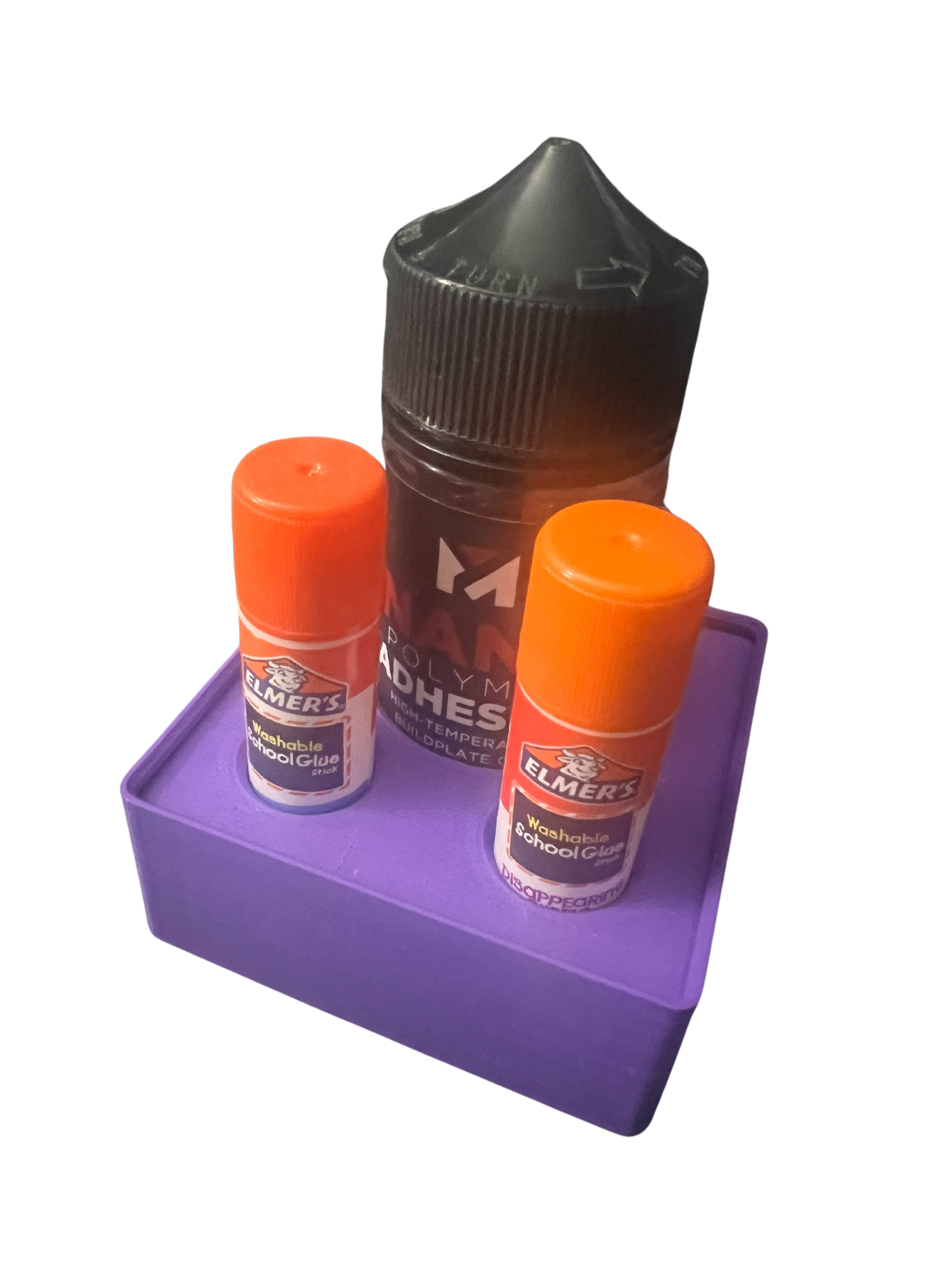 Gridfinity 2x2 Nano Polymer Adhesive & Elmer's Gluestick Holder