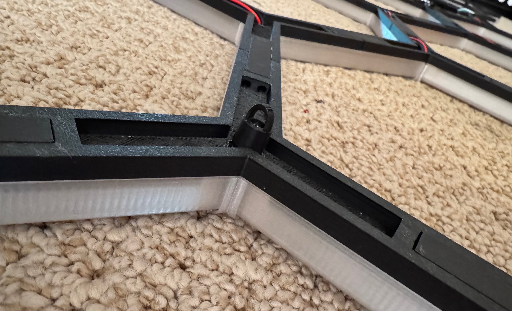 Miniatura 18 do modelo 3D Modular Hexagon LED Light