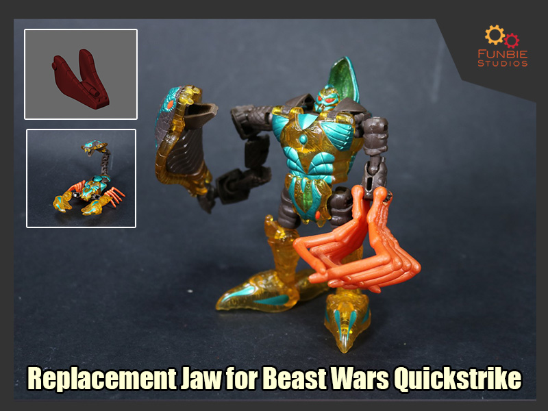 Replacement Jaw for Beast Wars Quickstrike