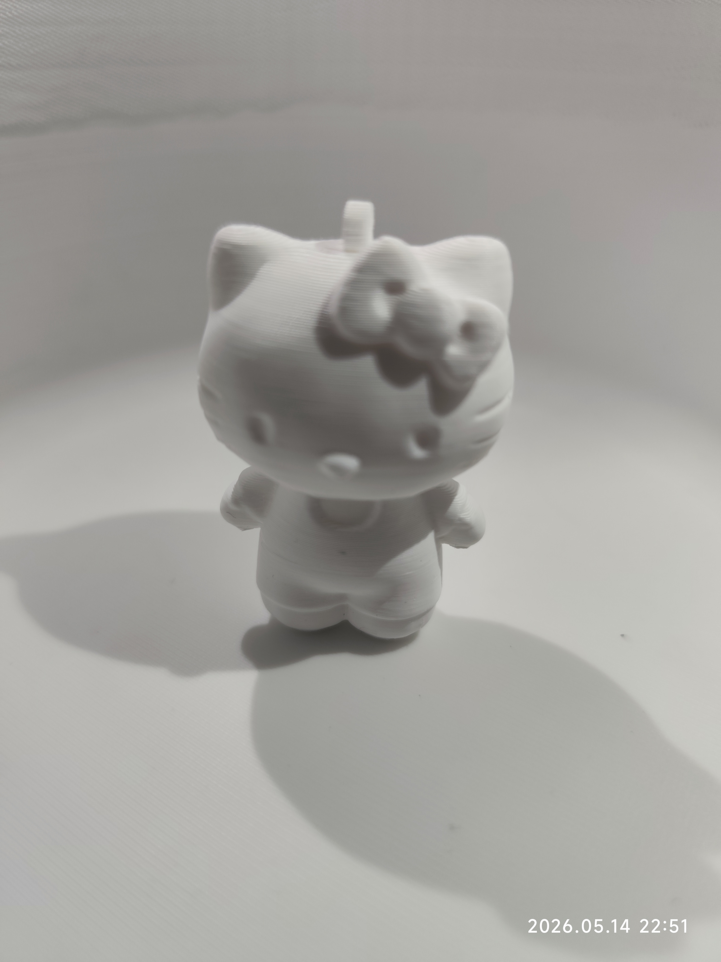 Miniatura 2 do modelo 3D Hello Kitty keychain