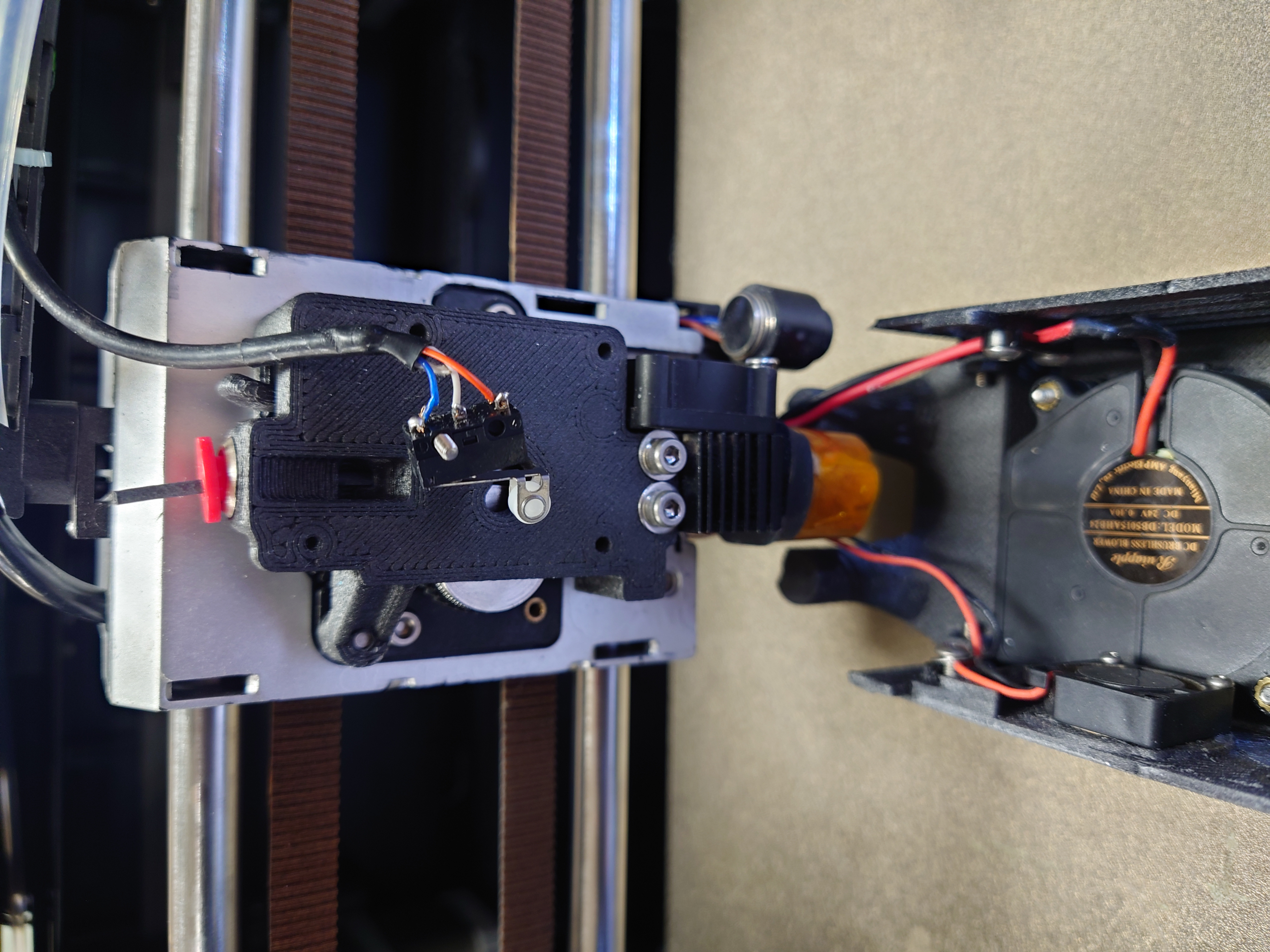 Qidi X-MAX3 extruder run out sensor OMRON D2F-L2-D