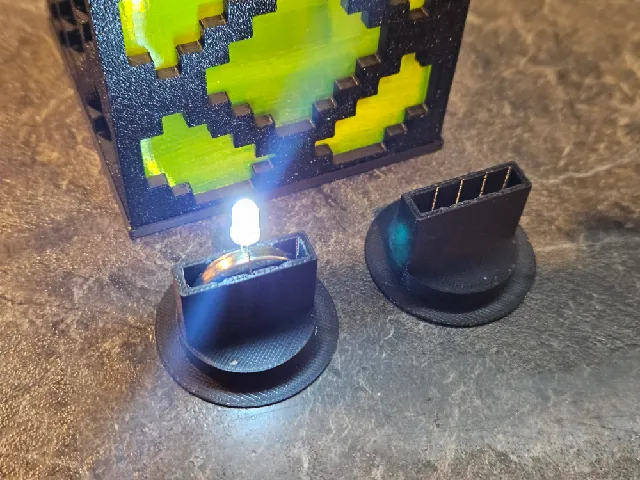 Extra simple tea LED candle (1-3 LEDs)