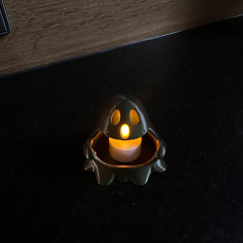 2-in-1 Halloween Ghost – Candy Bowl & LED Decor by 3DTimon | Download ...