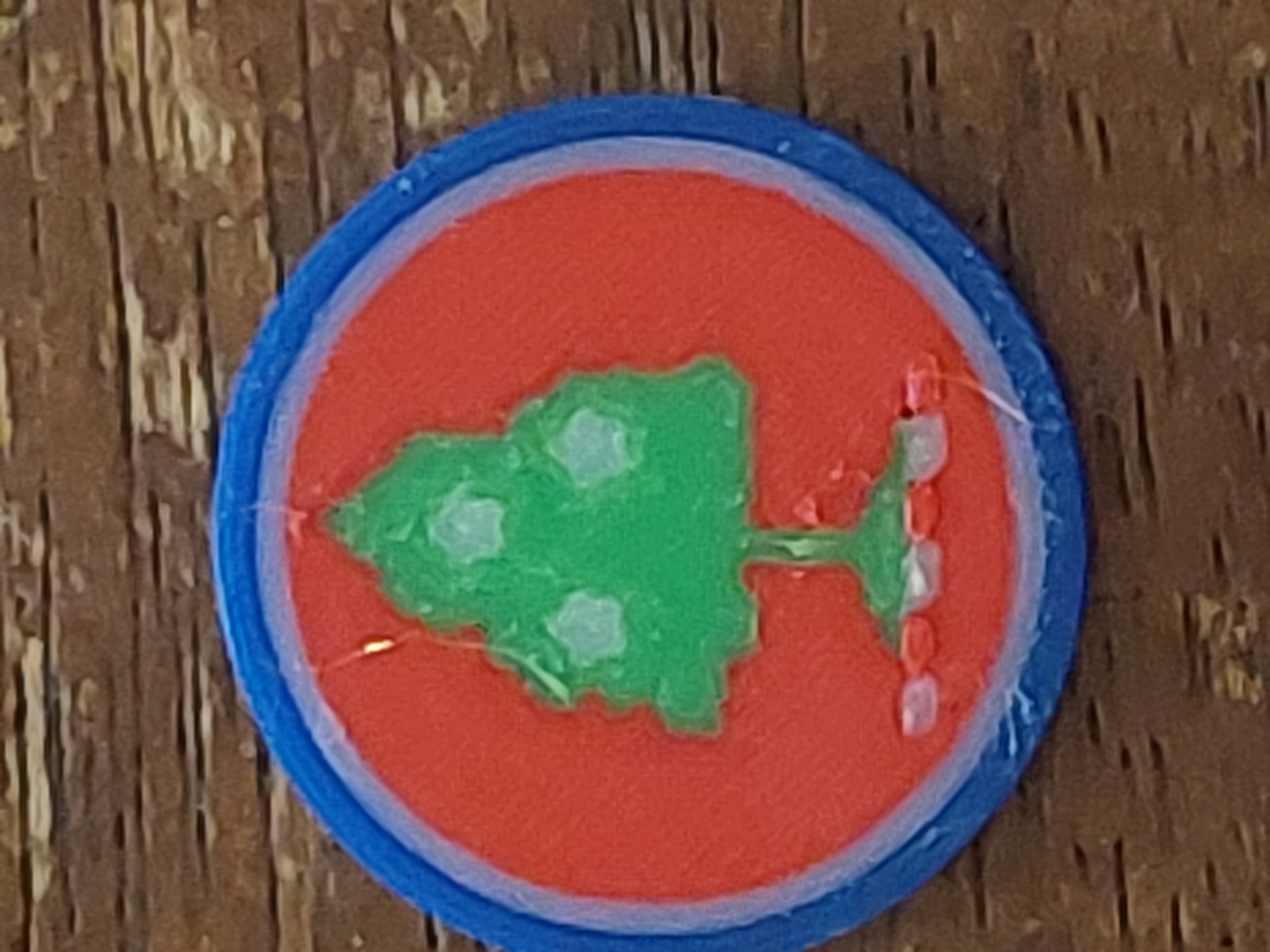 Tennessee Army National Guard shoulder patch for use as a pin.