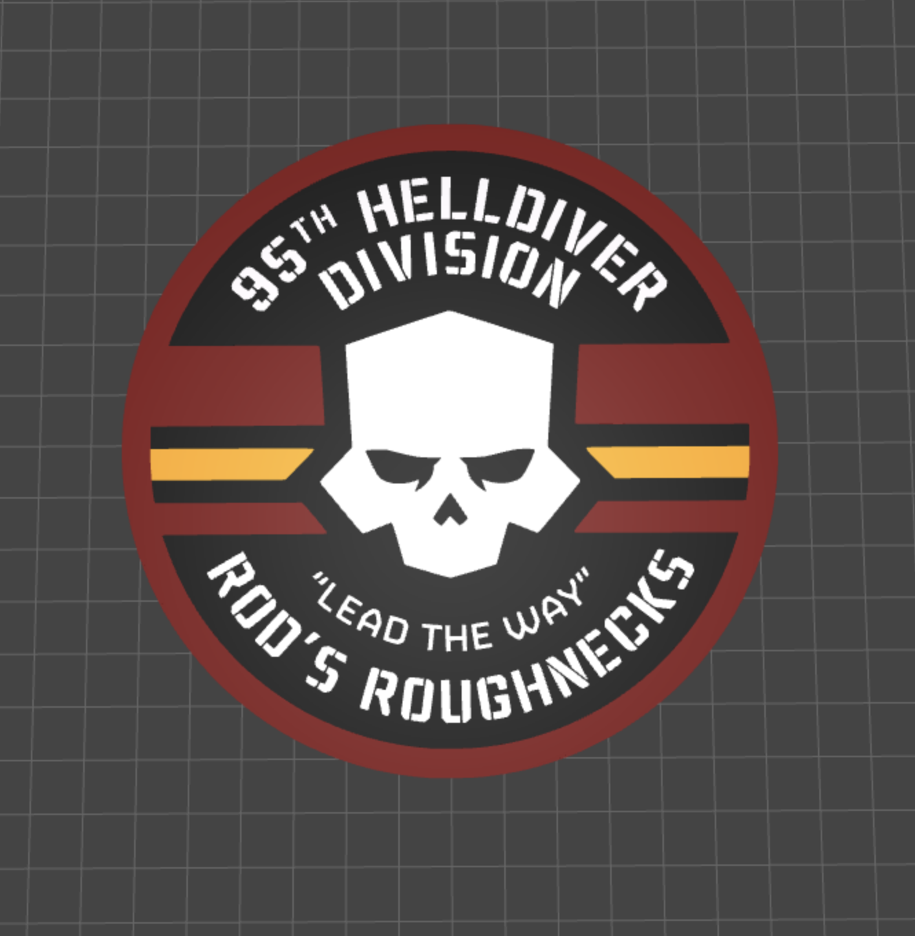 95th Helldivers Division coaster