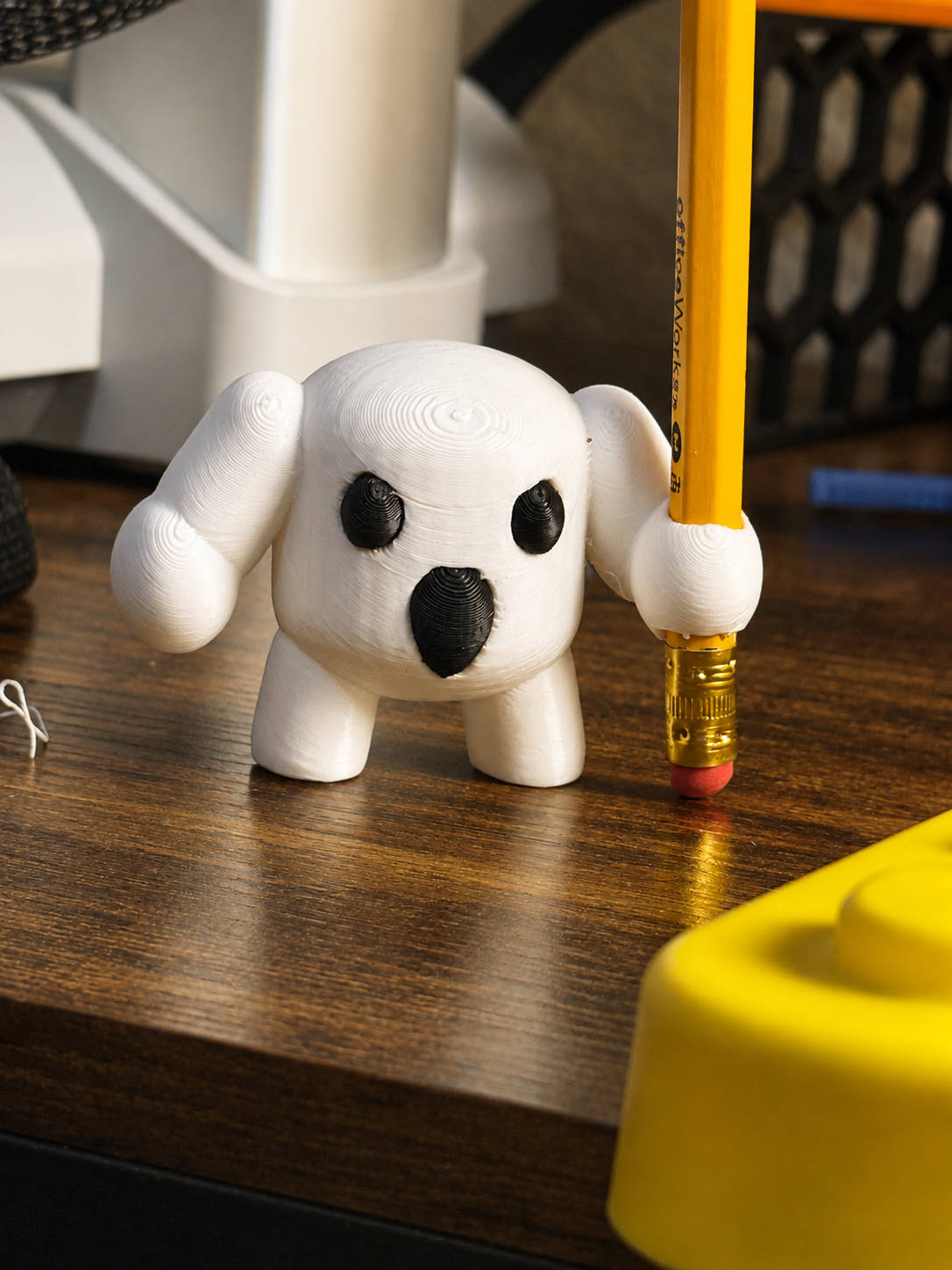 Marshmallow man Pencil holder!