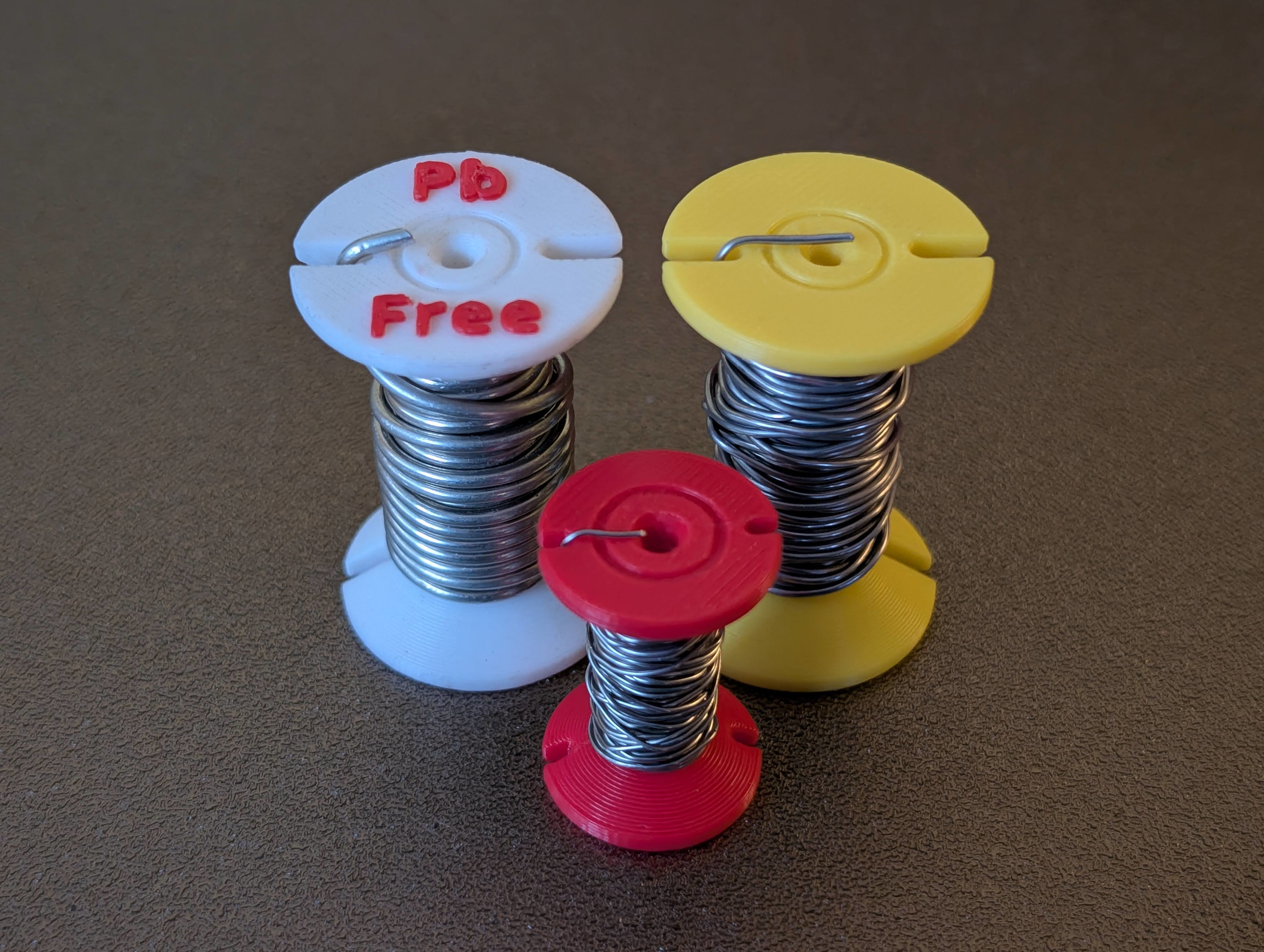Solder spool