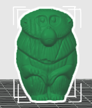 singe miniature totem