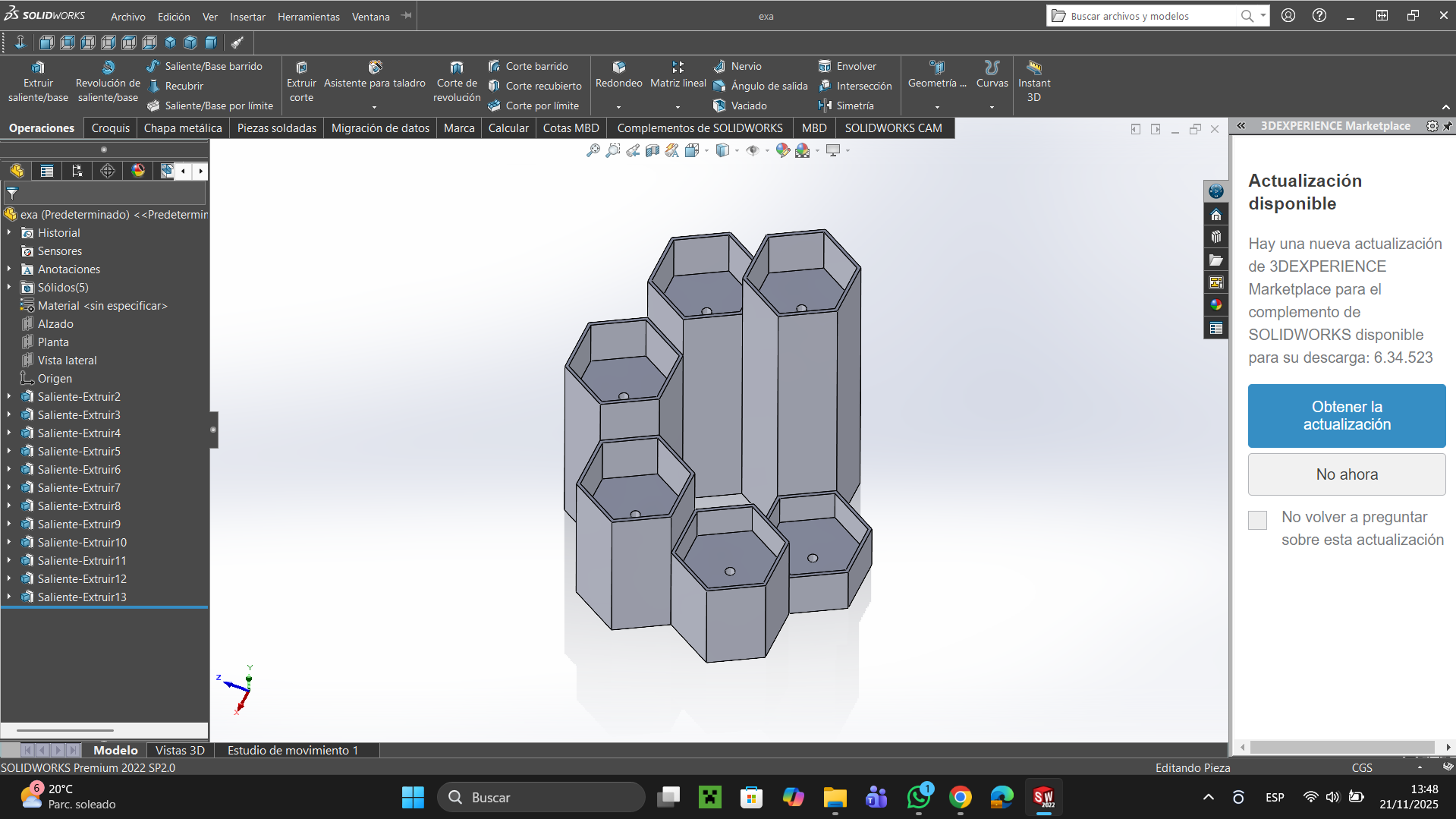 Miniatura 2 do modelo 3D HexaBloom Mini Planter Tower