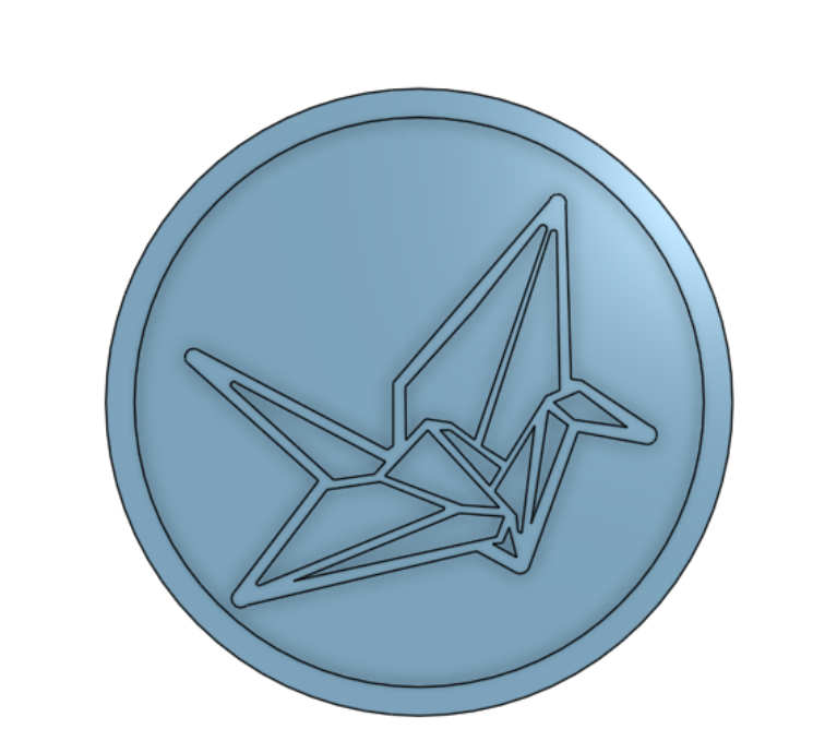 Origami Crane Crocs Charm
