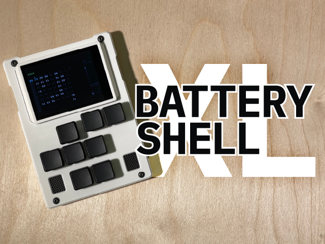 Battery Shell XL for the Dirtywave M8 M:01