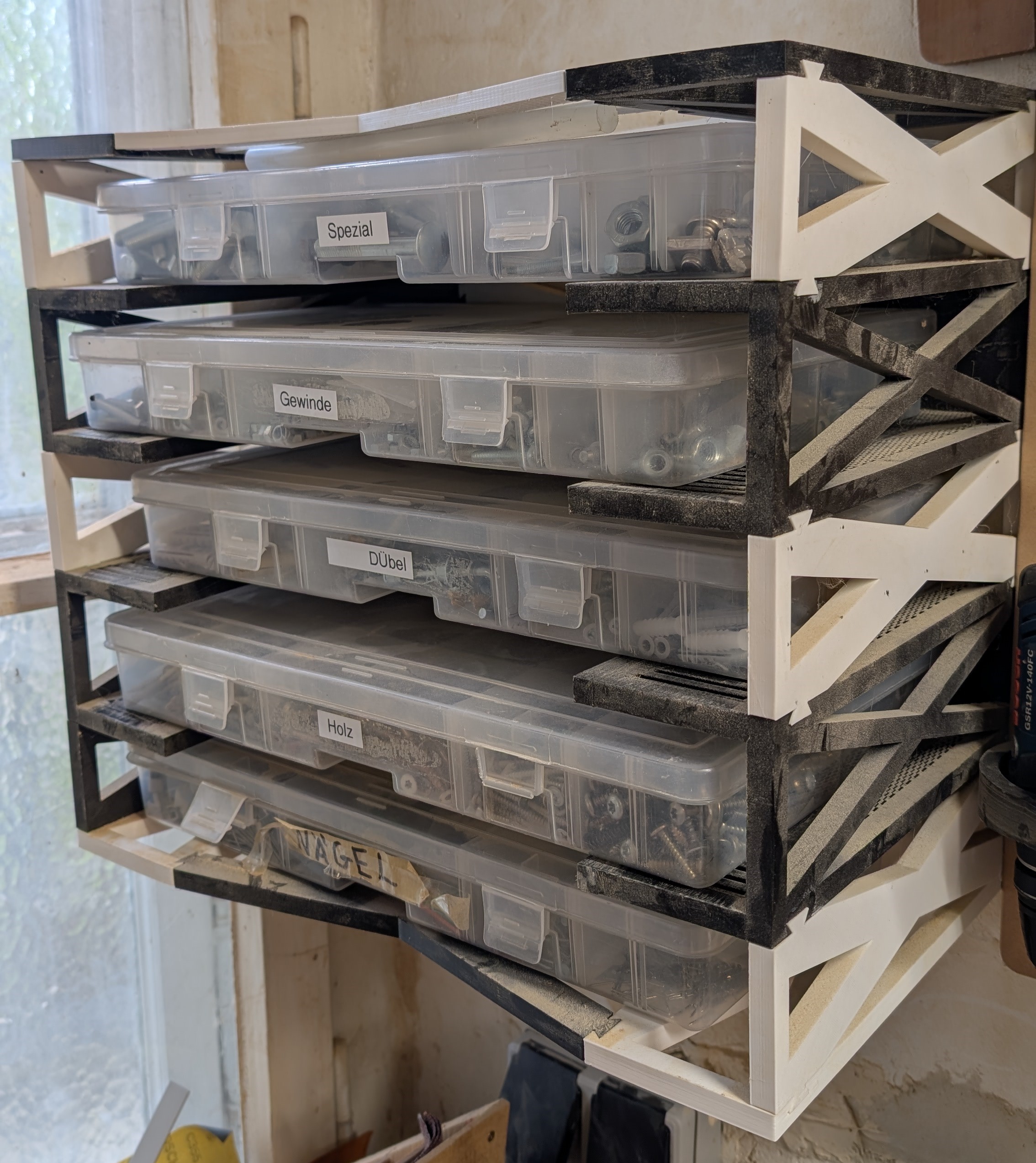 Miniatura 3 do modelo 3D Stackable Organizer Shelving System