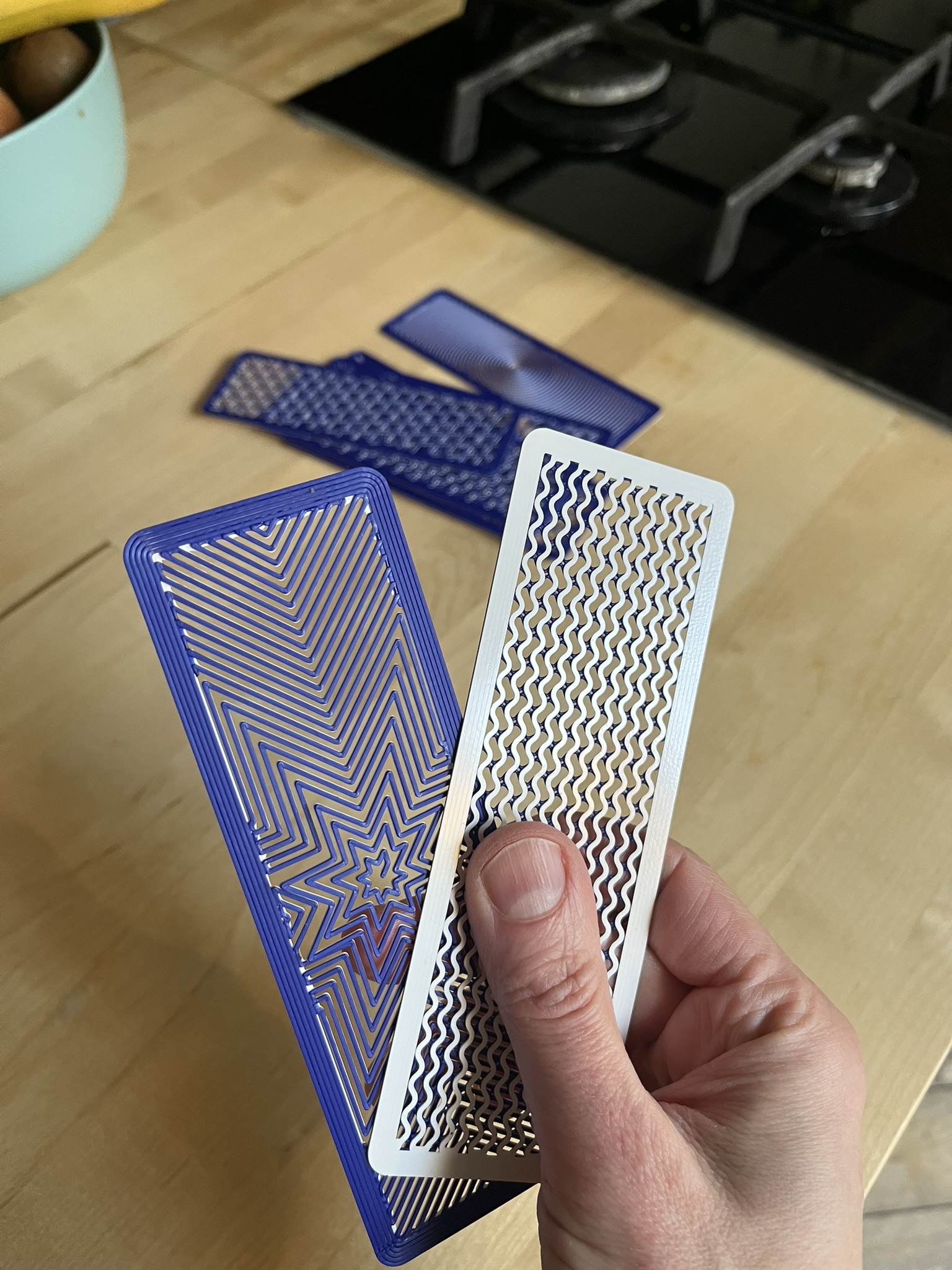 Bookmarks / Infill samples