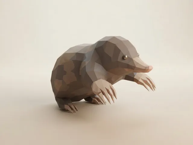 Low Poly Mole