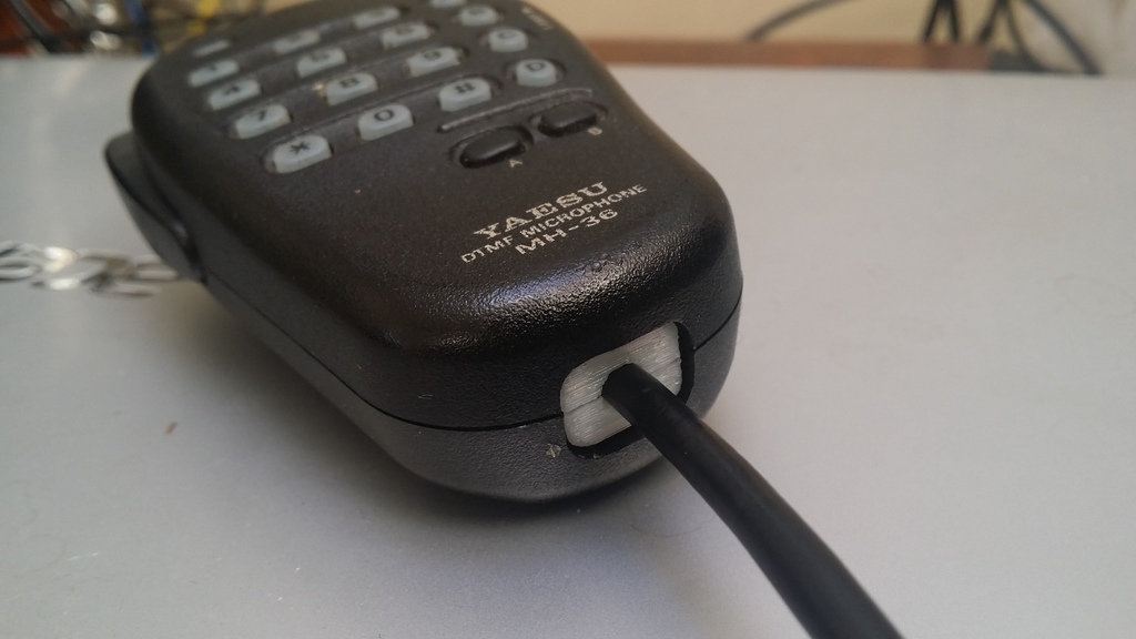 Yaesu MH-36 Microphone Cable Entry Guild 3D model