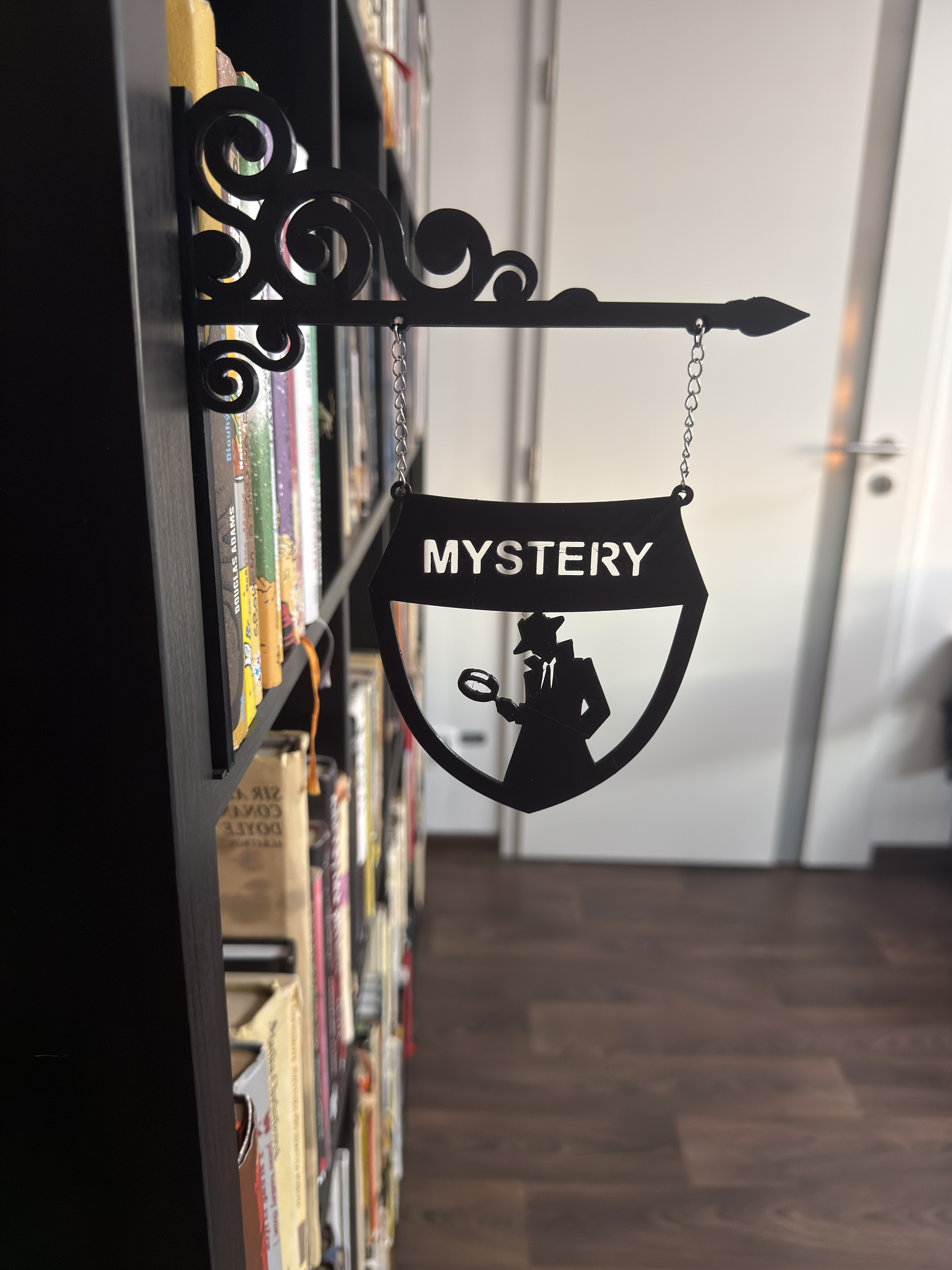 Library sign : Mystery 3D model
