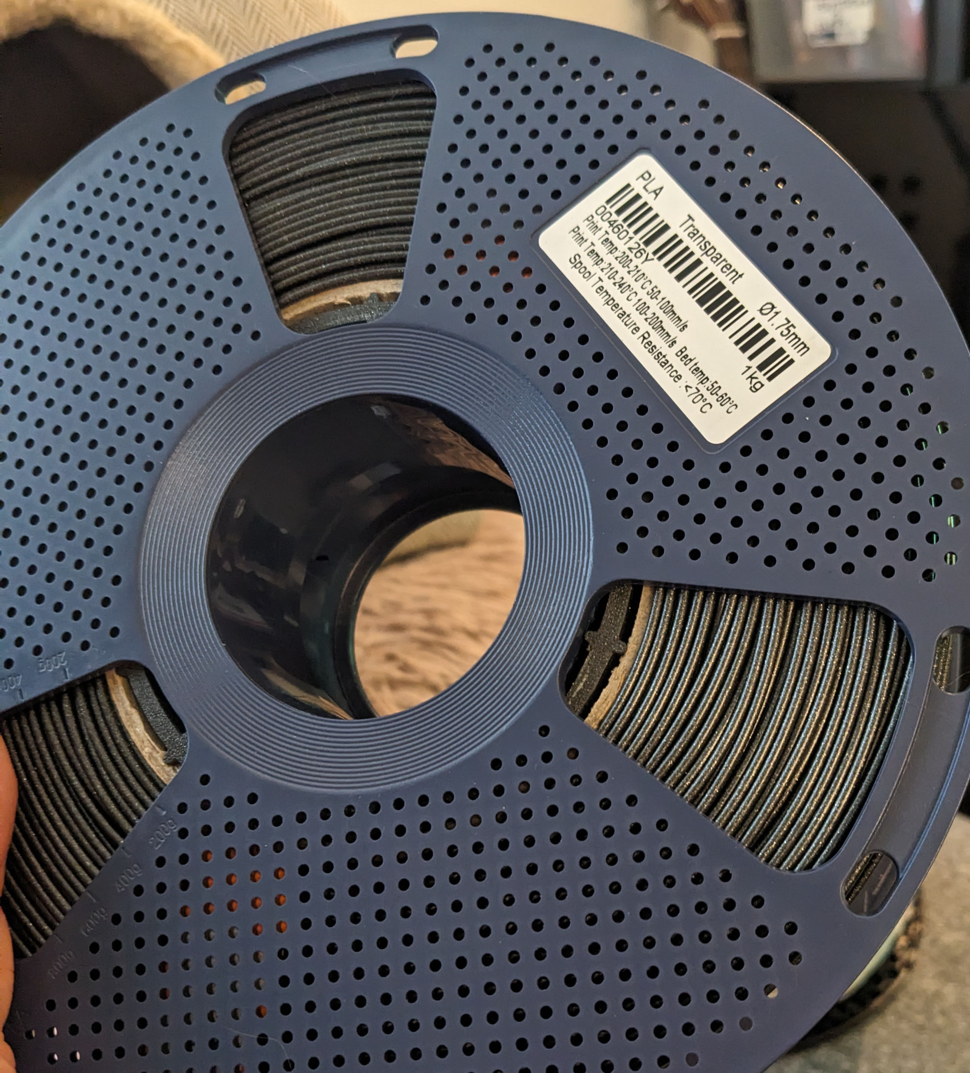 Legacy (Non-NFC) Prusament Refill to Sunlu Reusable Spool Adapter
