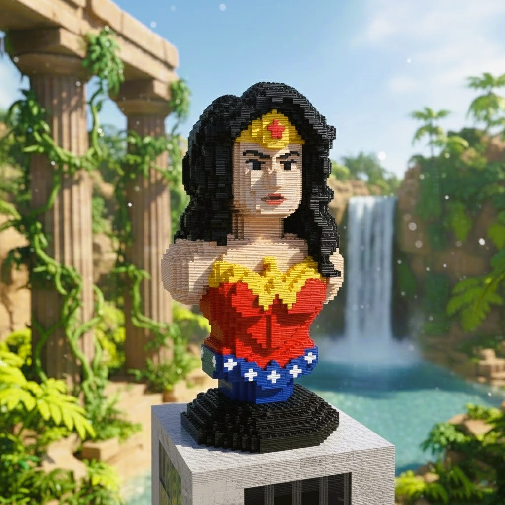Wonder Woman (DC) - Bust Lego Collection