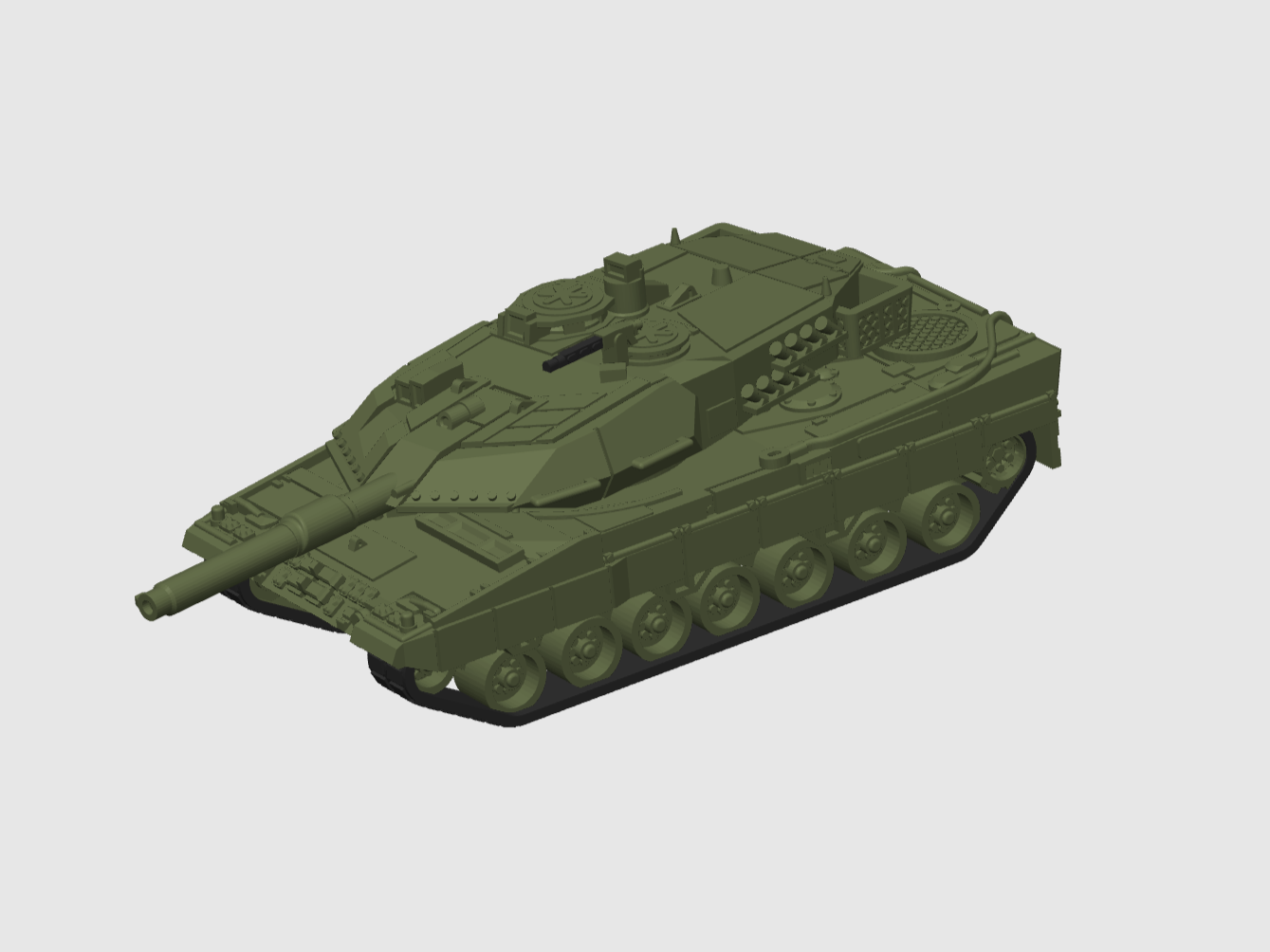 Miniatura 3 do modelo 3D Leopard 2A5 tank