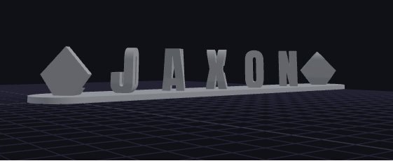 3D Text Flip Jaxon
