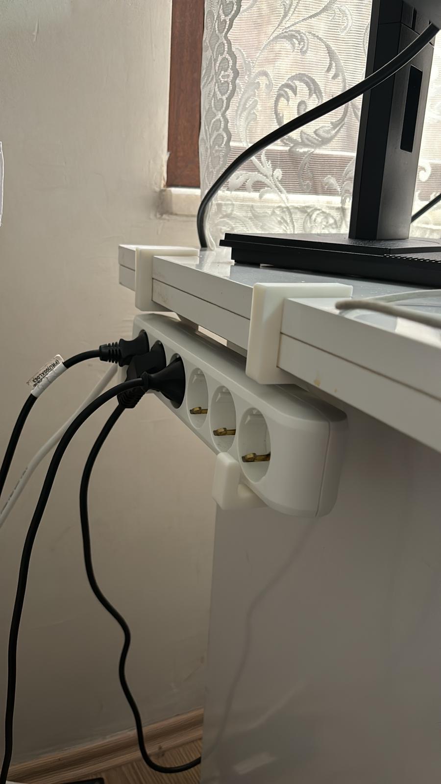 Desk Power Strip Holder (35mm Thickness)