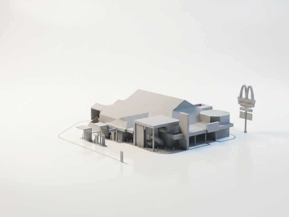 McDonald's Restaurant Building Architecture 3D Printable