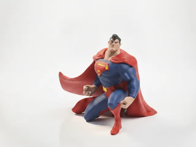 Superman Kneeling Statue DC Comics 3D Printable