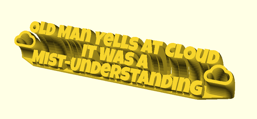 Old Man Yells At Cloud It Was A Mist-Understanding 3D model by fuzzymakes