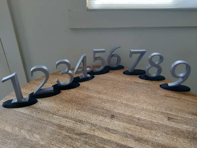Wedding Table Numbers