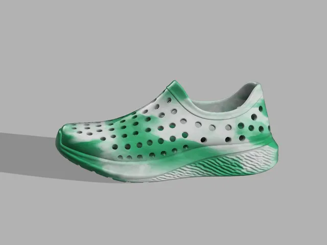 Ventilated Foam Shoe Prototype