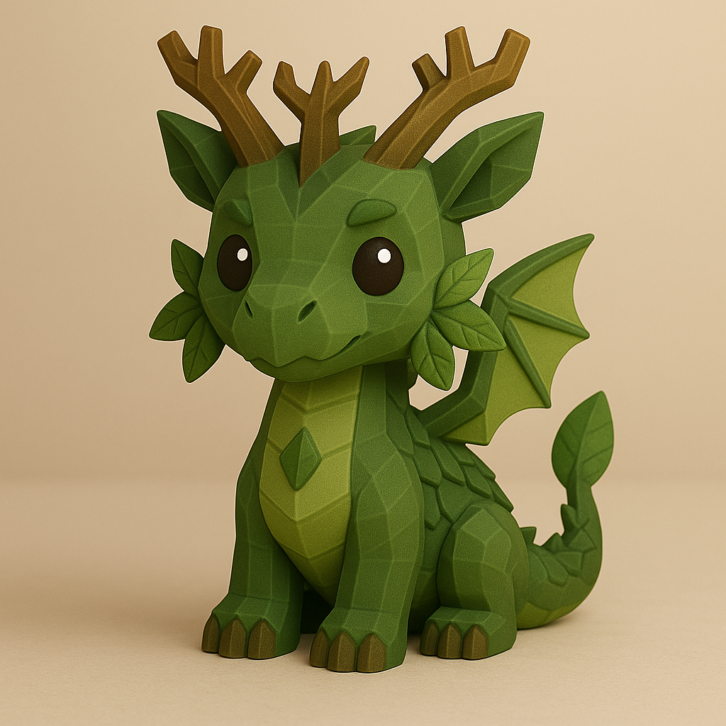 Mini Forest Druid Dragon